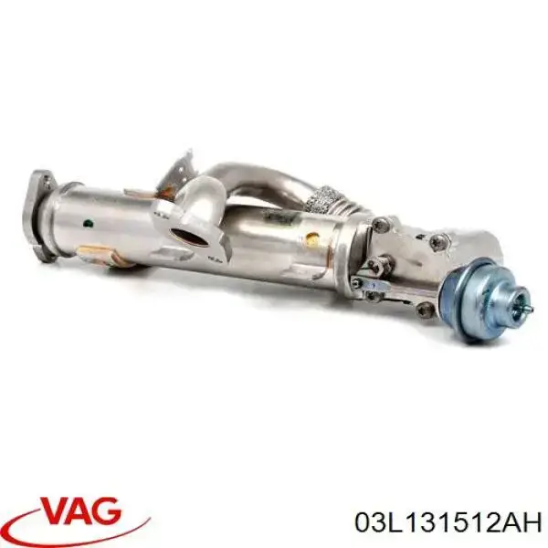 03L131512AH VAG Radiador do sistema EGR de recirculação dos gases de escape