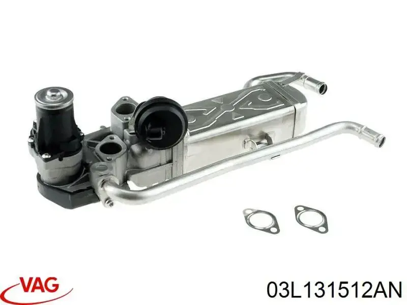 03L131512AN VAG Radiador do sistema EGR de recirculação dos gases de escape
