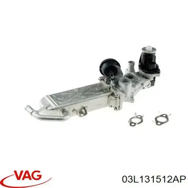 Radiador do sistema EGR de recirculação dos gases de escape VAG 03L131512AP preço, a partir de 46,55 USD