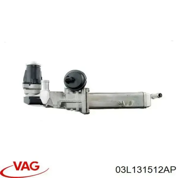 Compre 03L131512AP VAG Radiador do sistema EGR de recirculação dos gases de escape