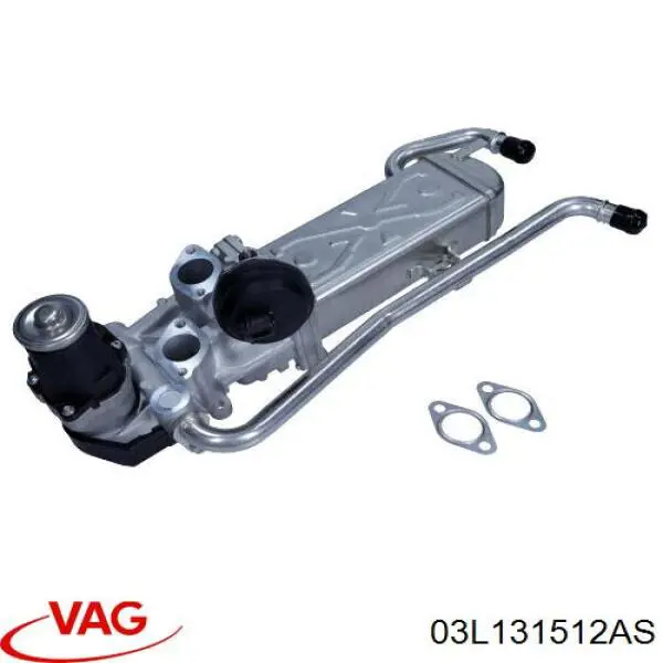 Radiador do sistema EGR de recirculação dos gases de escape VAG 03L131512AS preço, a partir de 74,49 USD