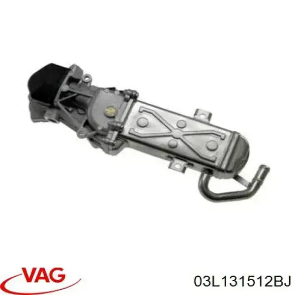 03L131512BJ VAG Radiador do sistema EGR de recirculação dos gases de escape