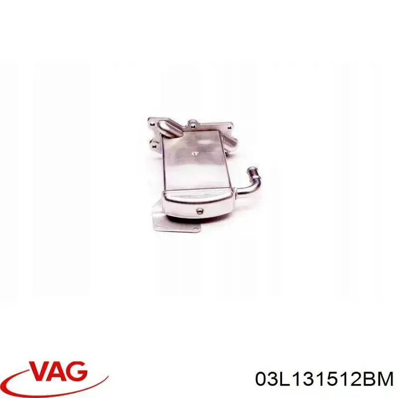 Compre 03L131512BM VAG Radiador do sistema EGR de recirculação dos gases de escape