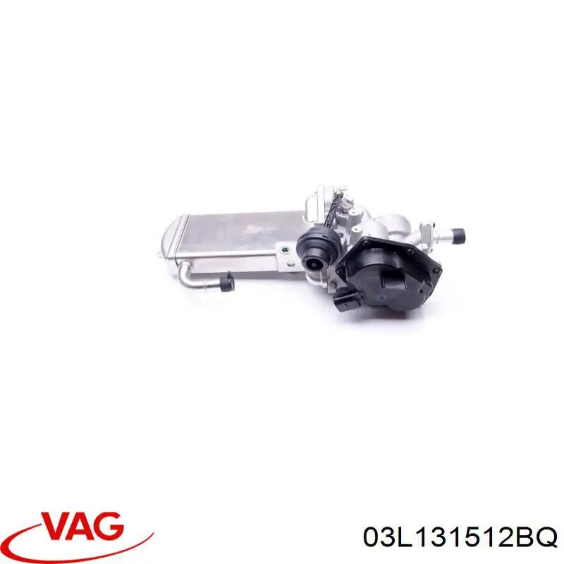 Compre 03L131512BQ VAG Radiador do sistema EGR de recirculação dos gases de escape