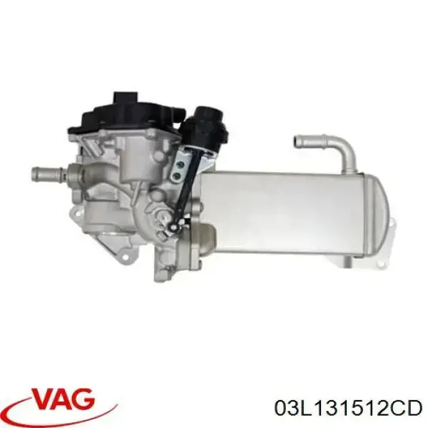 Compre 03L131512CD VAG Radiador do sistema EGR de recirculação dos gases de escape