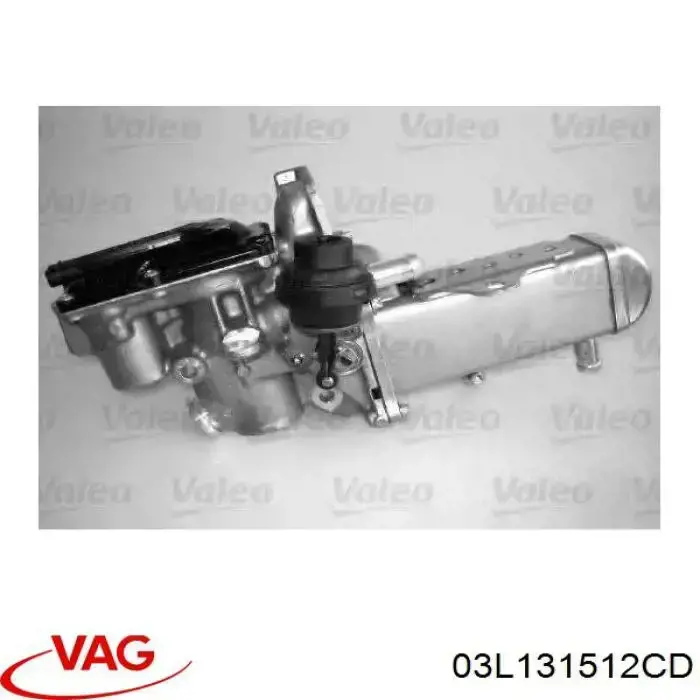 Radiador do sistema EGR de recirculação dos gases de escape VAG 03L131512CD preço, a partir de 153,50 USD