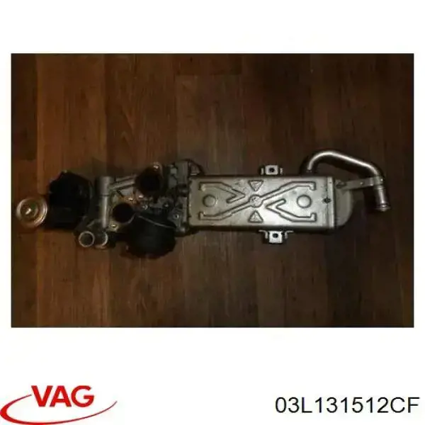Radiador do sistema EGR de recirculação dos gases de escape VAG 03L131512CF preço, a partir de 172,09 USD