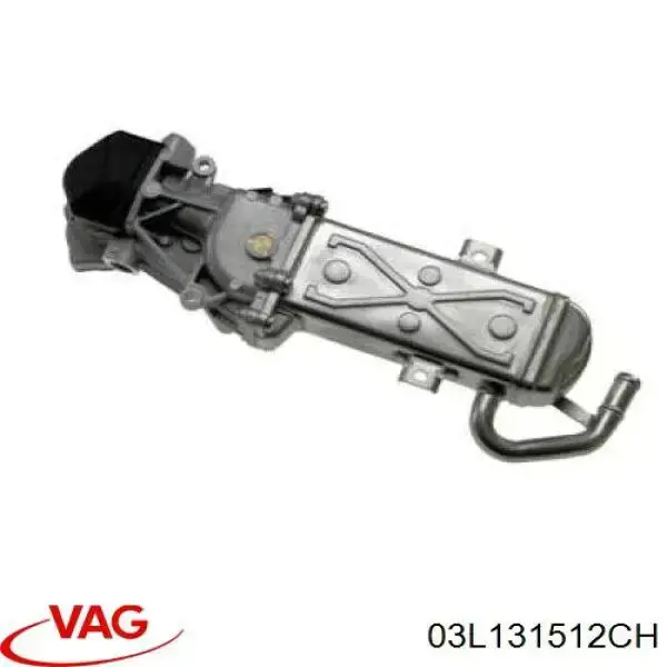 03L131512CH VAG Radiador do sistema EGR de recirculação dos gases de escape