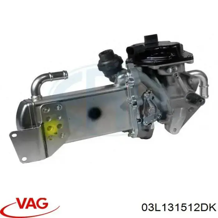 03L131512DK VAG Radiador do sistema EGR de recirculação dos gases de escape