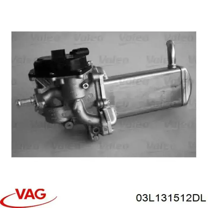 Compre 03L131512DL VAG Radiador do sistema EGR de recirculação dos gases de escape