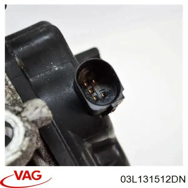 03L131512DN VAG Radiador do sistema EGR de recirculação dos gases de escape