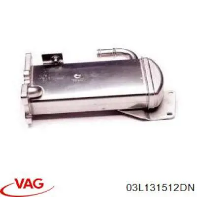 Compre 03L131512DN VAG Radiador do sistema EGR de recirculação dos gases de escape
