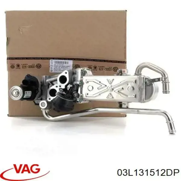 Radiador do sistema EGR de recirculação dos gases de escape VAG 03L131512DP preço, a partir de 88,53 USD