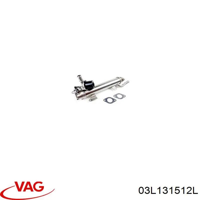 Compre 03L131512L VAG Radiador do sistema EGR de recirculação dos gases de escape