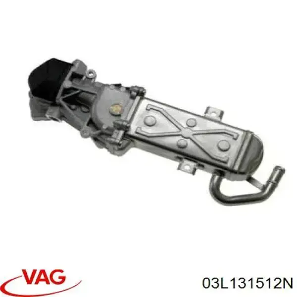 Radiador do sistema EGR de recirculação dos gases de escape VAG 03L131512N preço, a partir de 14,77 USD