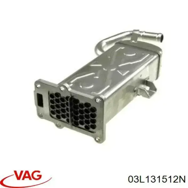 Compre 03L131512N VAG Radiador do sistema EGR de recirculação dos gases de escape