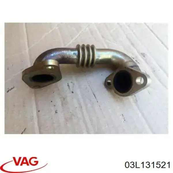 03L131521 VAG Cano derivado do sistema de recirculação dos gases de escape EGR