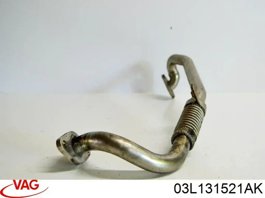03L131521AK VAG Cano derivado do sistema de recirculação dos gases de escape EGR