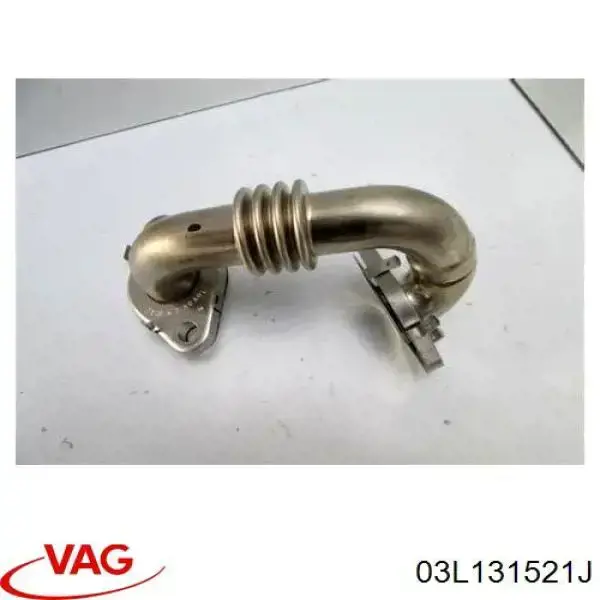 3L131521J VAG Cano derivado do sistema de recirculação dos gases de escape EGR