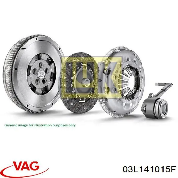 Compre 03L141015FX VAG Kit de embraiagem (3 peças)