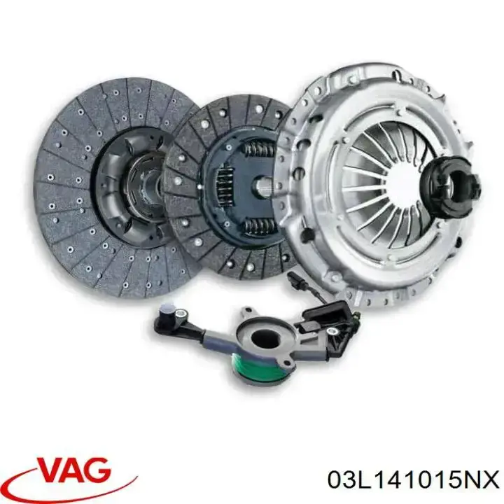 03L141015NX VAG Kit de embraiagem (3 peças)