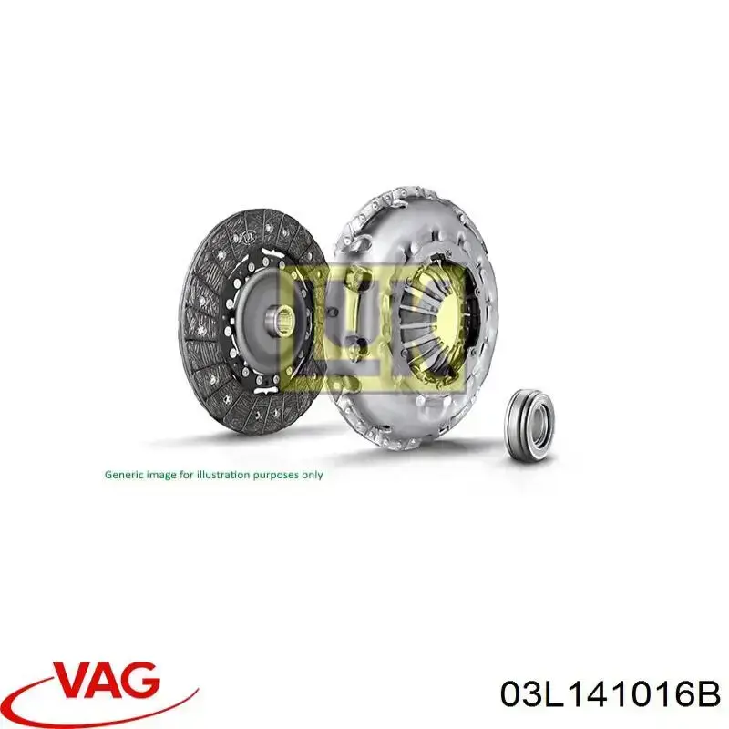 Compre 03L141016B VAG Kit de embraiagem (3 peças)