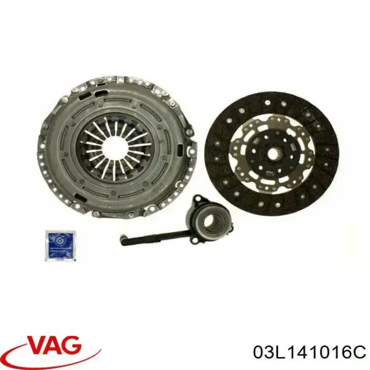 Kit de embraiagem (3 peças) VAG 03L141016C preço, a partir de 149,12 USD