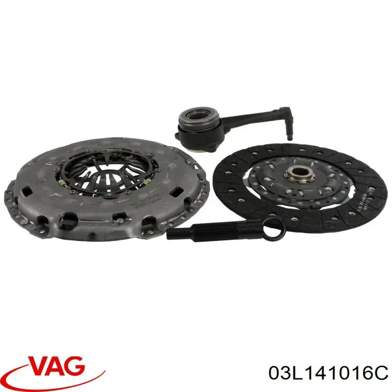 03L141016C VAG Kit de embraiagem (3 peças)