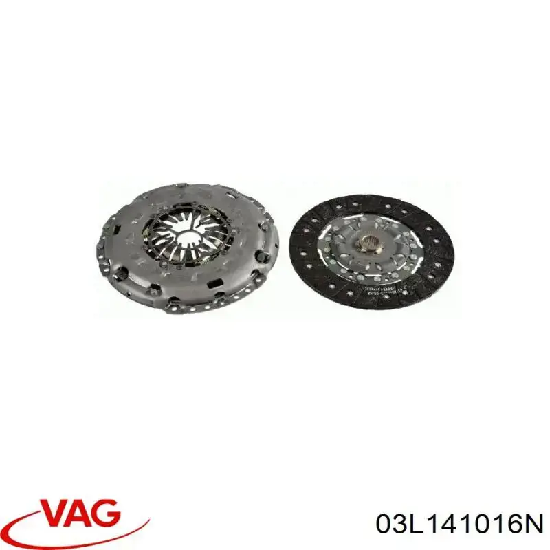 Compre 03L141016N VAG Kit de embraiagem (3 peças)