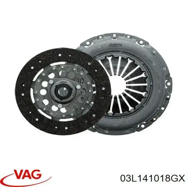 03L141018GX VAG Kit de embraiagem (3 peças)