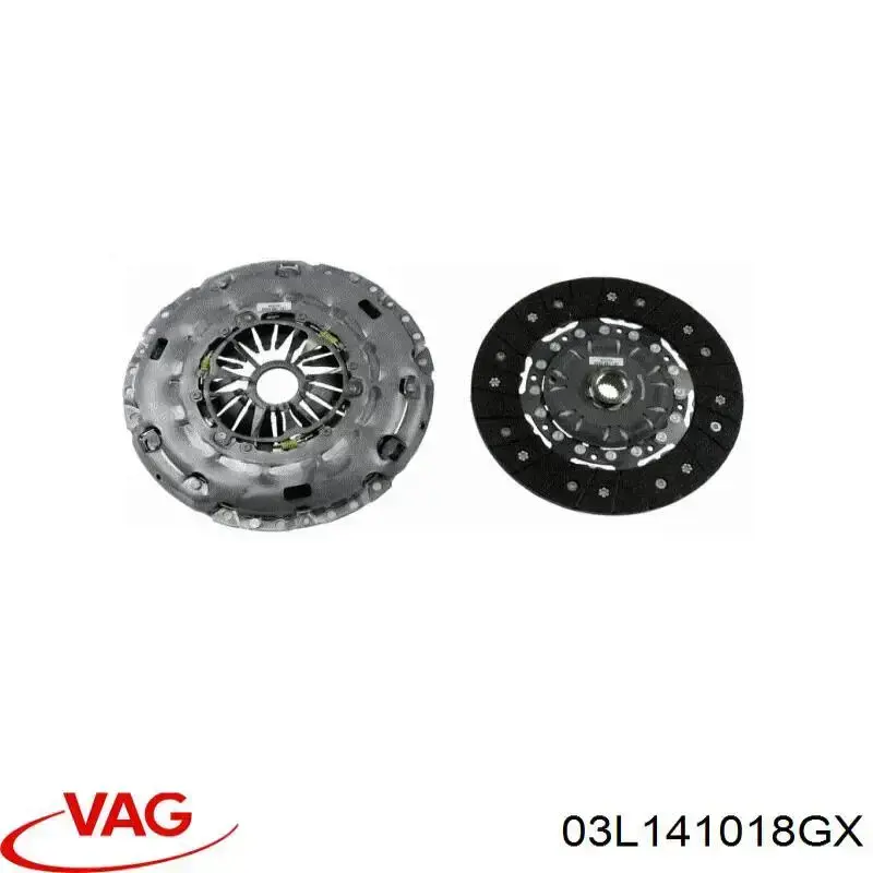 Compre 03L141018GX VAG Kit de embraiagem (3 peças)
