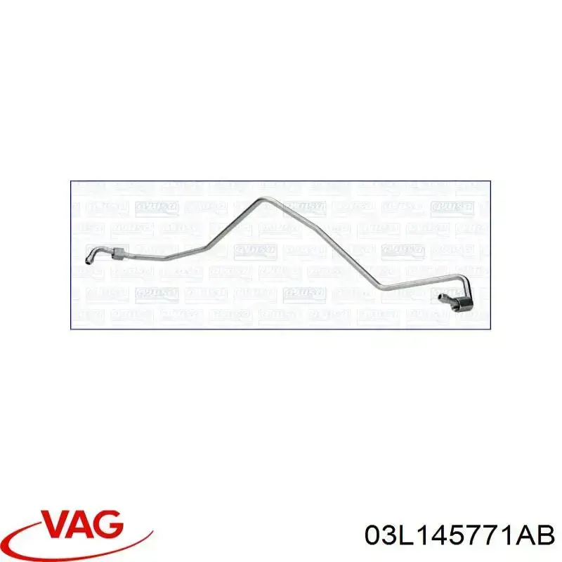 Compre 03L145771AB VAG Tubo (mangueira) de fornecimento de óleo de turbina