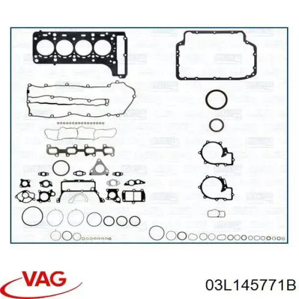 03L145771B VAG Tubo (mangueira) de fornecimento de óleo de turbina