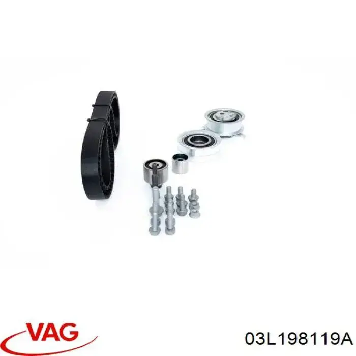 Correia do mecanismo de distribuição de gás, kit VAG 03L198119A preço, a partir de 108,33 USD