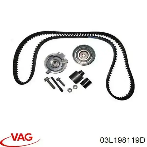 Correia do mecanismo de distribuição de gás, kit VAG 03L198119D preço, a partir de 130,88 USD