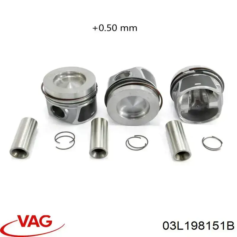 Anéis do pistão para 1 cilindro, STD. VAG 03L198151B preço, a partir de 27,15 USD