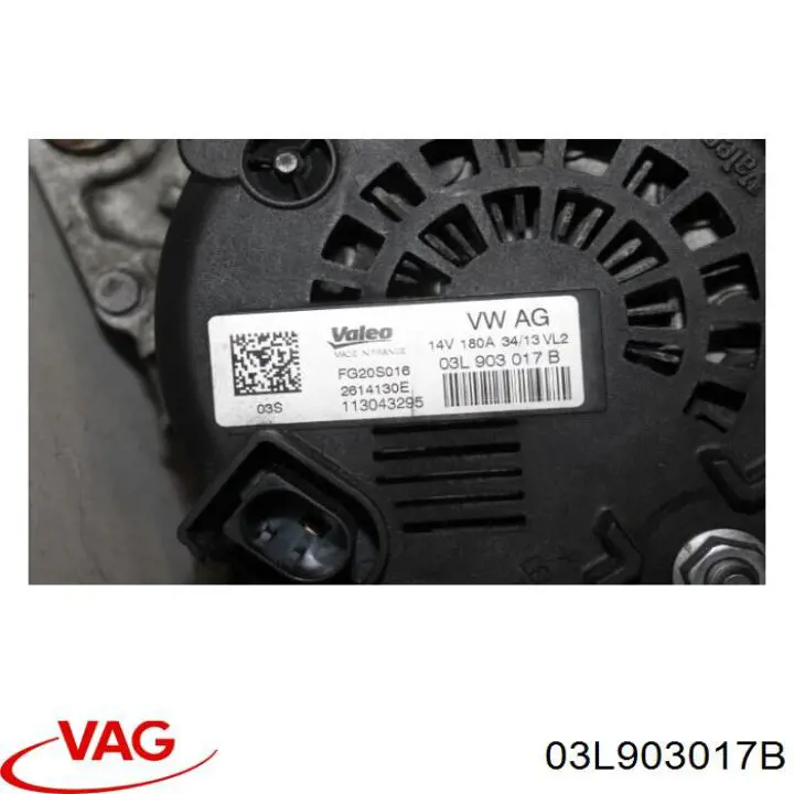 03L903017B VAG Gerador