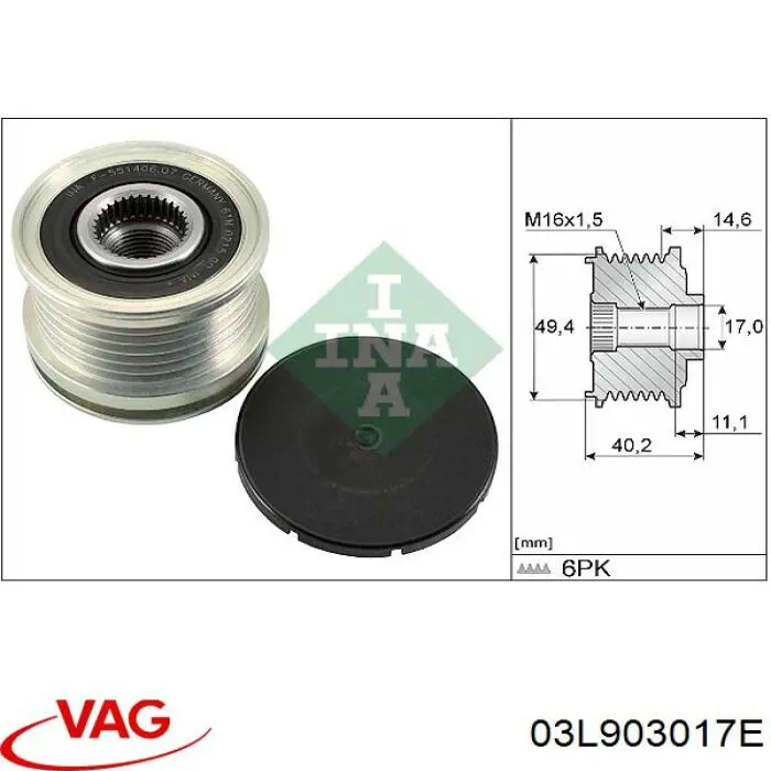 Gerador VAG 03L903017E preço, a partir de 137,91 USD