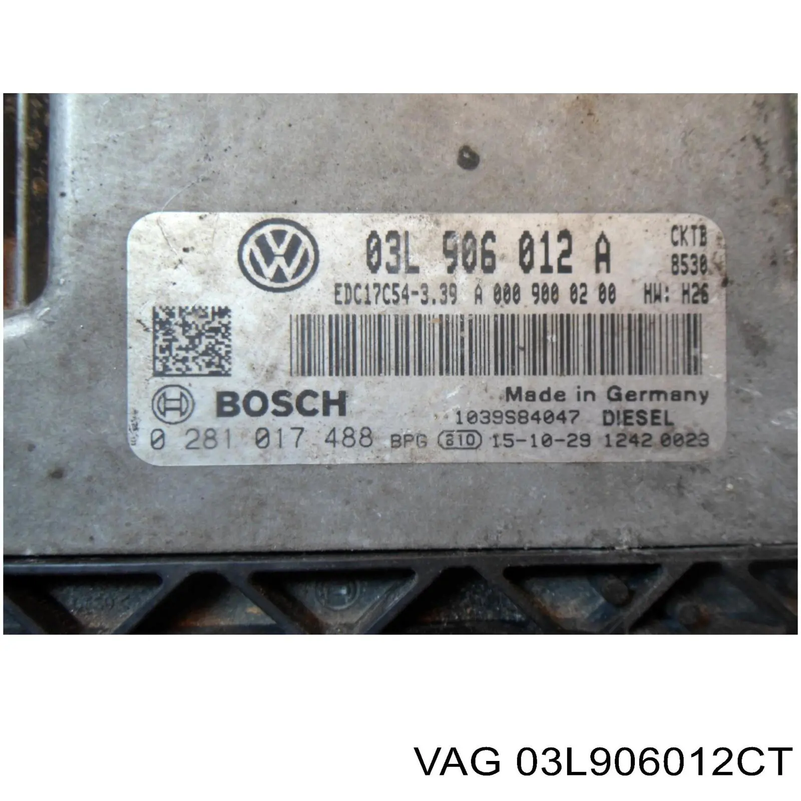 Módulo de direção (Centralina eletrônica) de motor VAG 03L906012CT preço, a partir de 2781,08 USD
