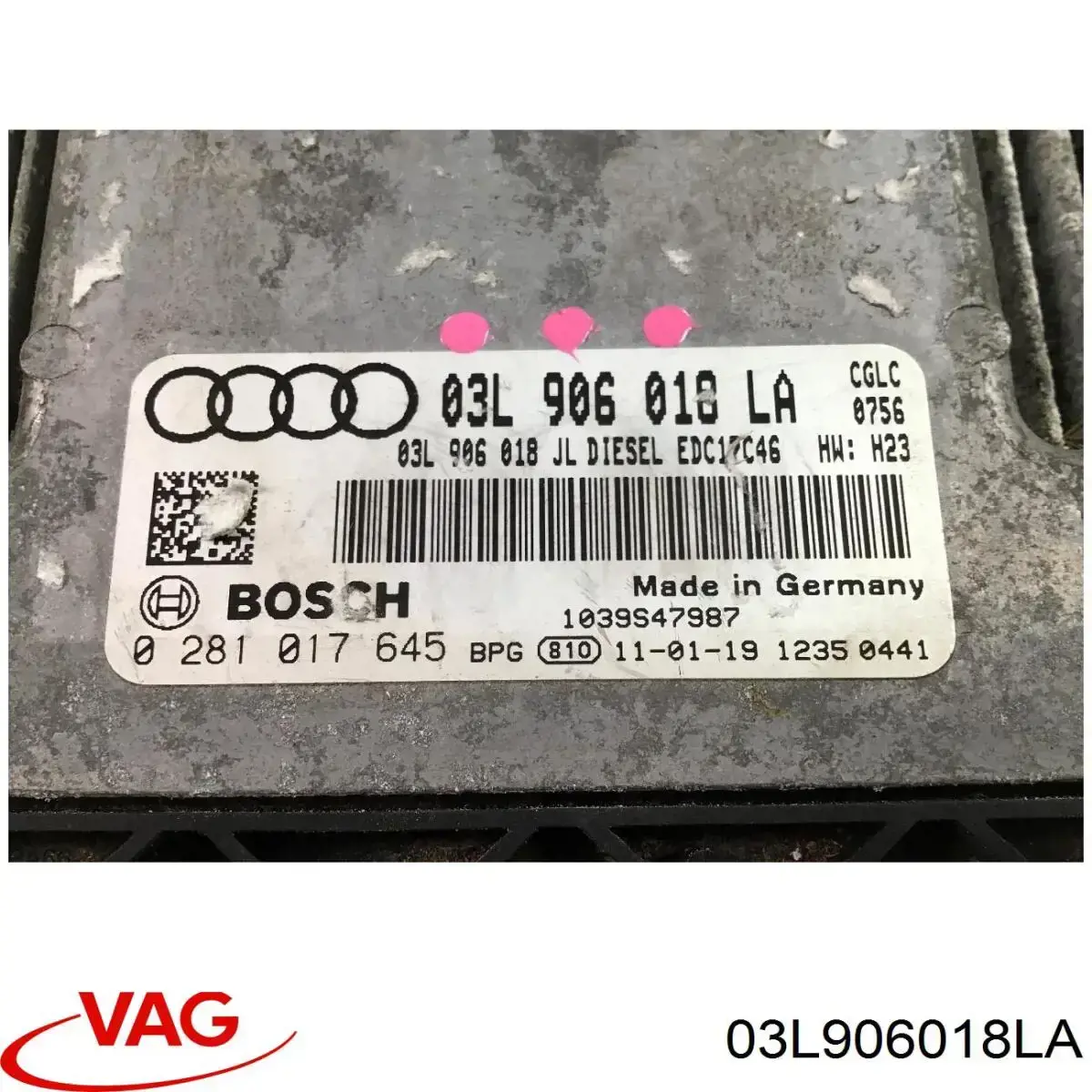 Módulo de direção (Centralina eletrônica) de motor VAG 03L906018LA preço, a partir de 278,00 USD