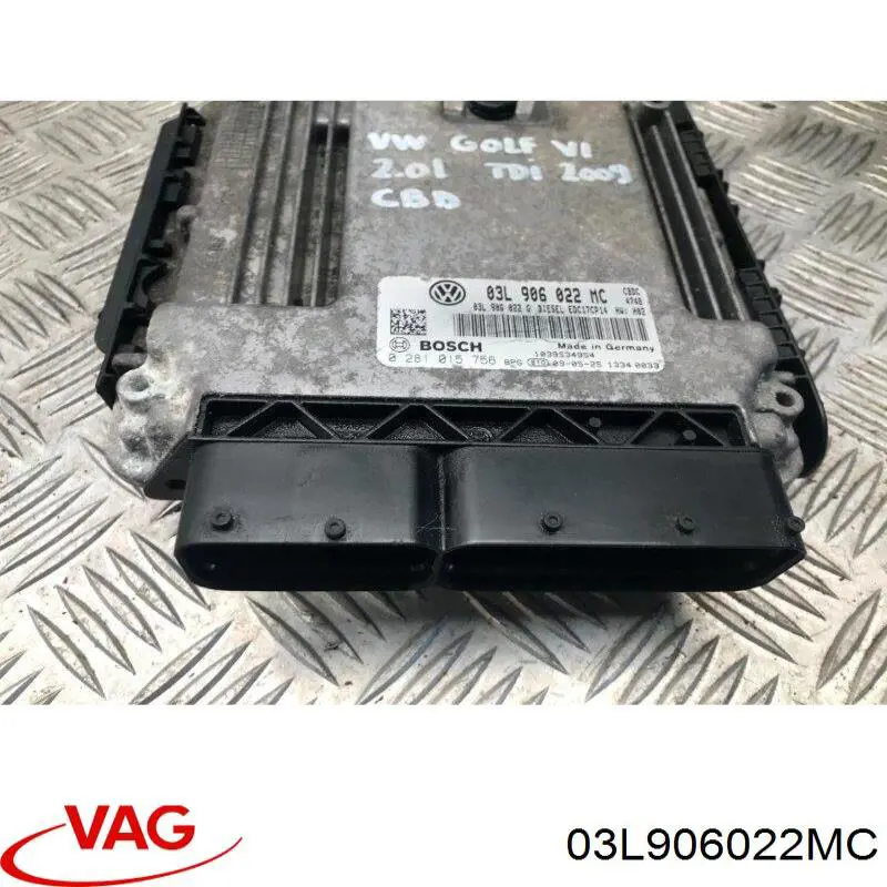 Compre 03L906022MC VAG Módulo de direção (Centralina eletrônica) de motor
