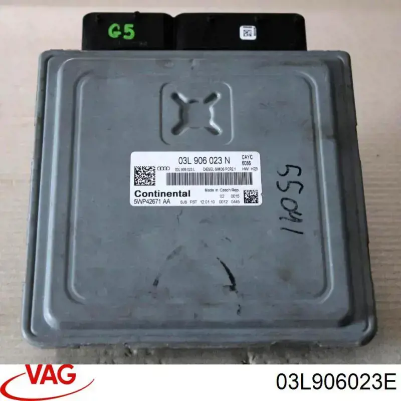 03L906023E VAG Módulo de direção (Centralina eletrônica) de motor