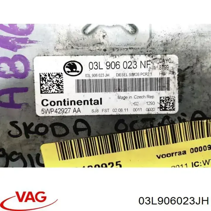 Módulo de direção (Centralina eletrônica) de motor VAG 03L906023JH preço, a partir de 343,63 USD