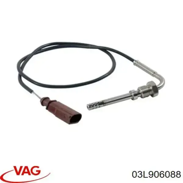 Compre 03L906088 VAG Sensor de temperatura dos gases de escape (GE), antes de turbina