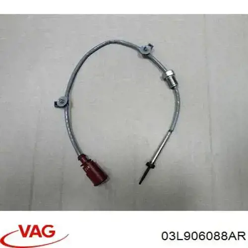 03L906088AR VAG Sensor de temperatura dos gases de escape (GE), antes de turbina