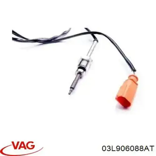 Sensor de temperatura dos gases de escape (GE), depois de filtro de partículas diesel VAG 03L906088AT preço, a partir de 85,77 USD
