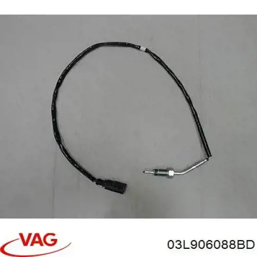 03L906088BD VAG Sensor de temperatura dos gases de escape (GE), antes de turbina