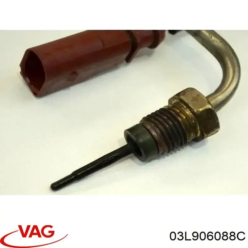 03L906088C VAG Sensor de temperatura dos gases de escape (GE), antes de filtro de partículas diesel