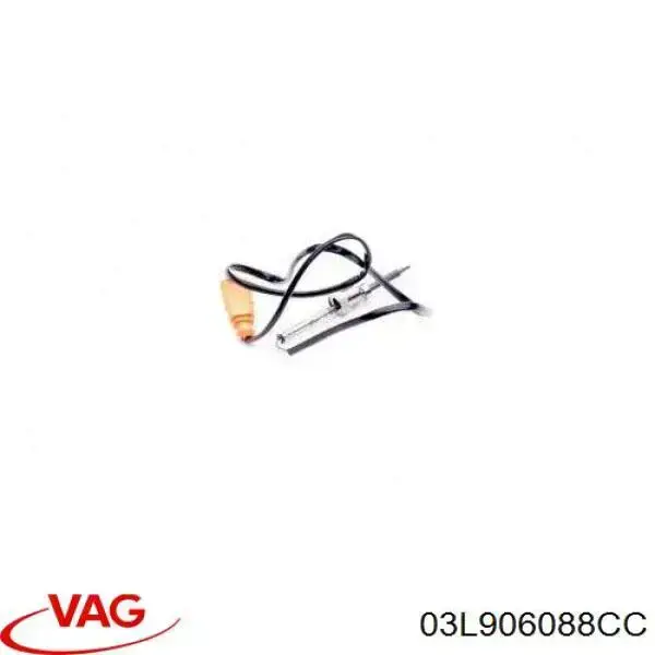 Sensor de temperatura dos gases de escape (GE), depois de filtro de partículas diesel VAG 03L906088CC preço, a partir de 59,20 USD
