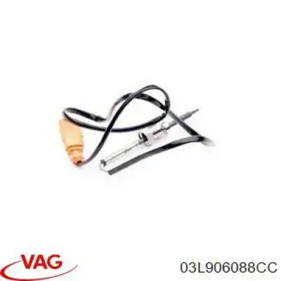 Compre 03L906088CC VAG Sensor de temperatura dos gases de escape (GE), depois de filtro de partículas diesel